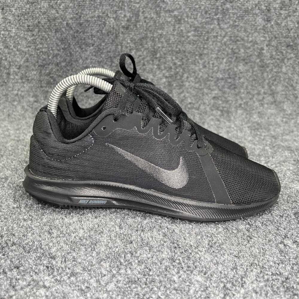 Nike Downshifter 8 Running Shoes Women's Size 6.5 Triple Black Athletic Training